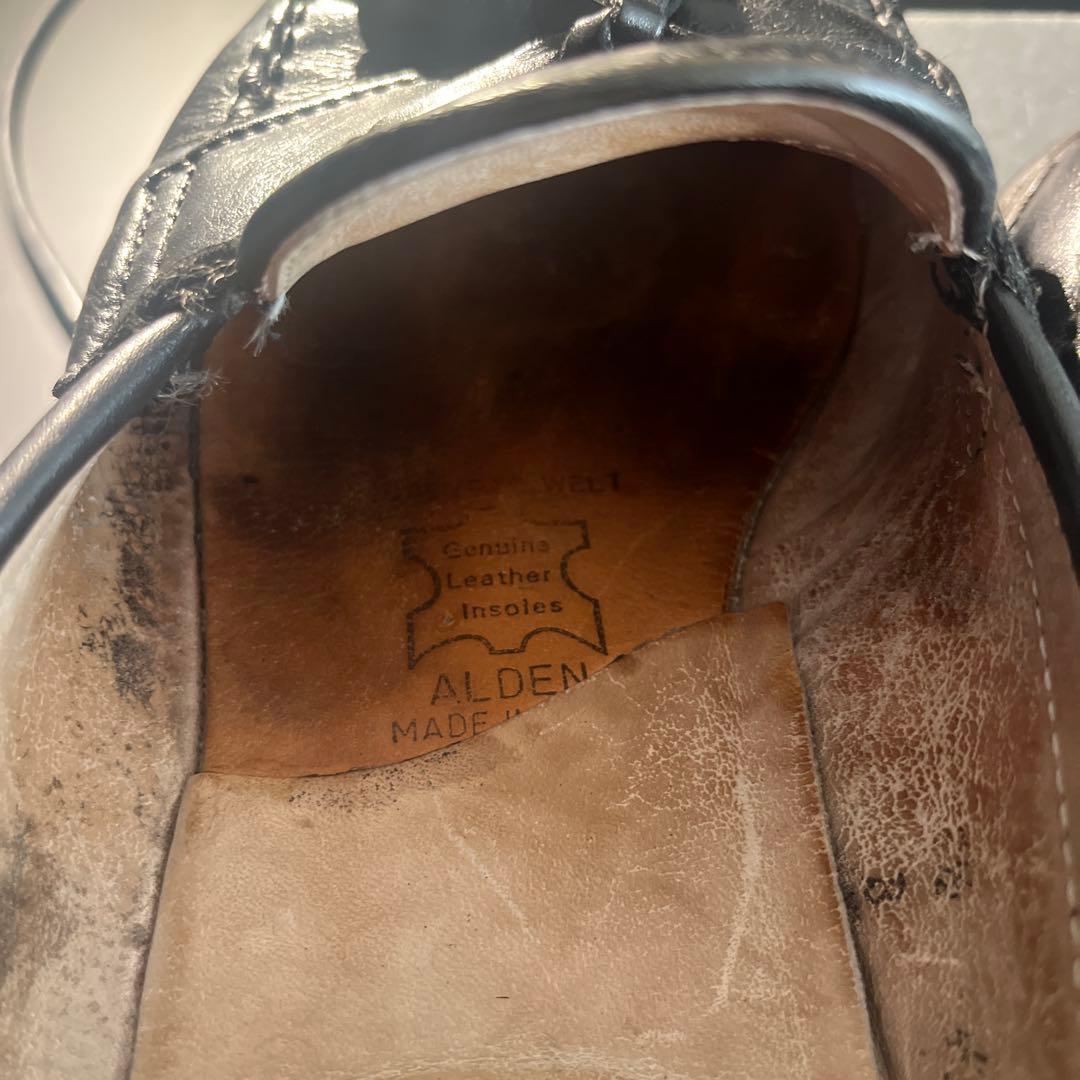 オールデン　タッセル黒　8.5D