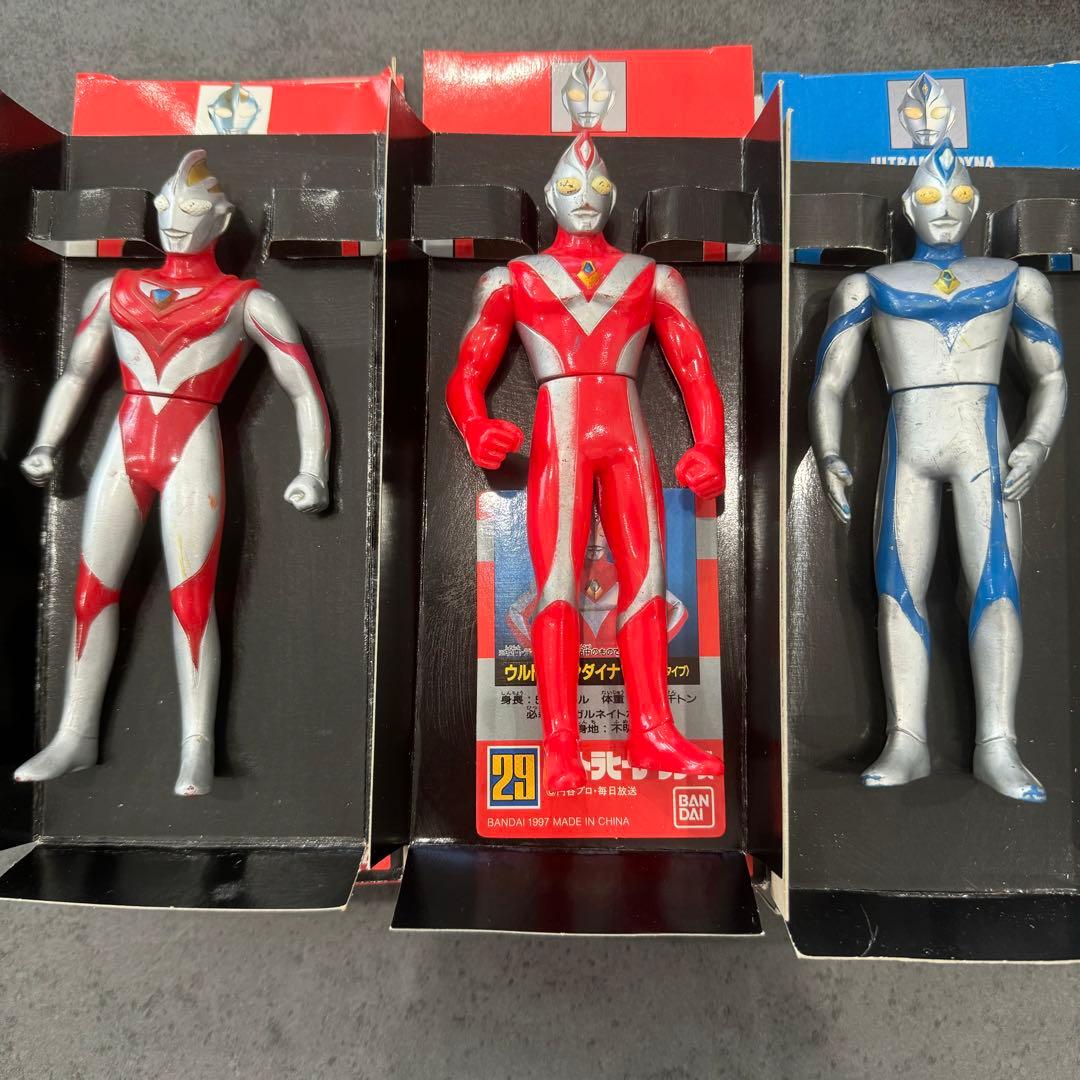 ウルトラマン ウルトラヒーローシリーズ ソフビ フィギア 箱・カード