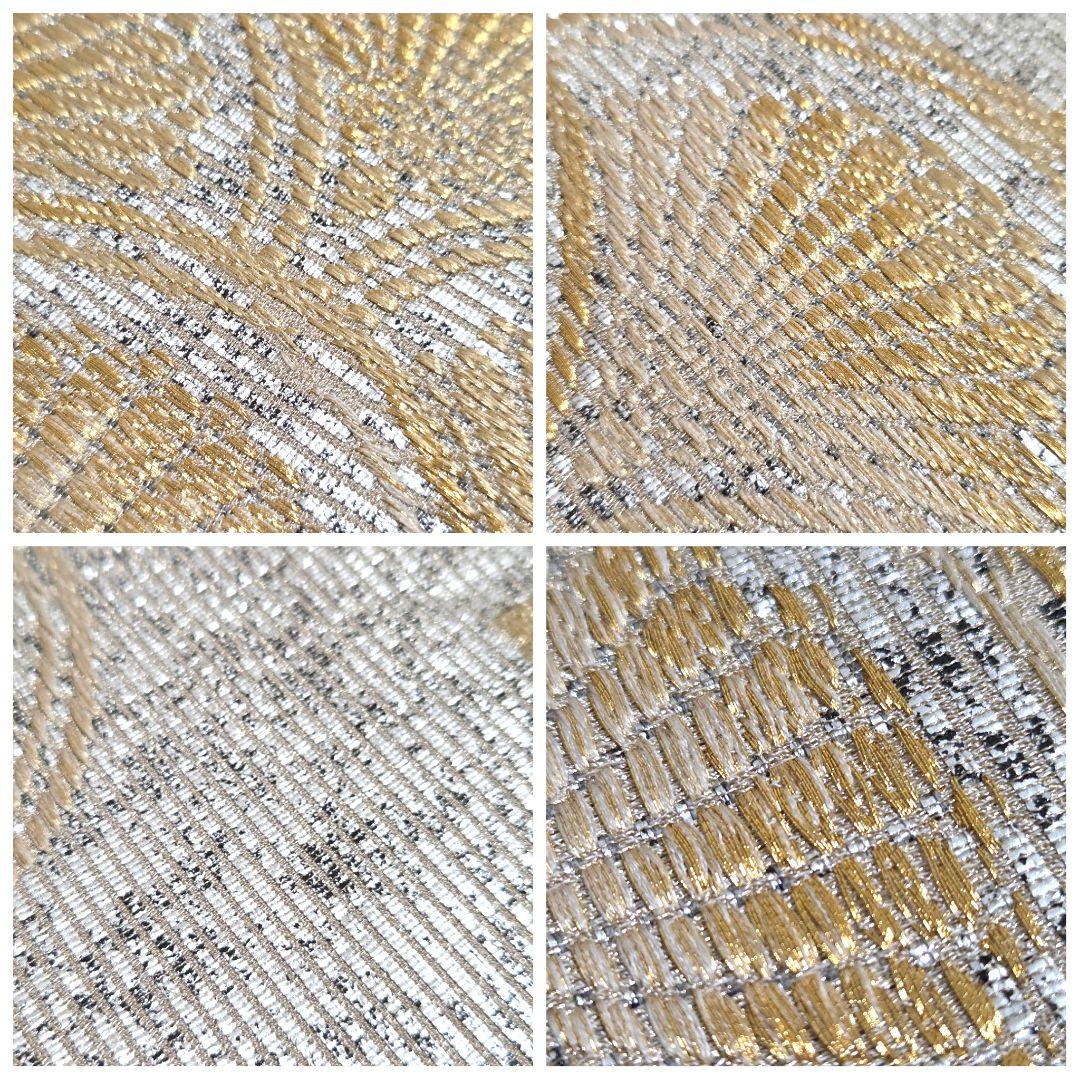 C 京の名工 染匠 越後屋通博 菊青海波 金銀糸 六通