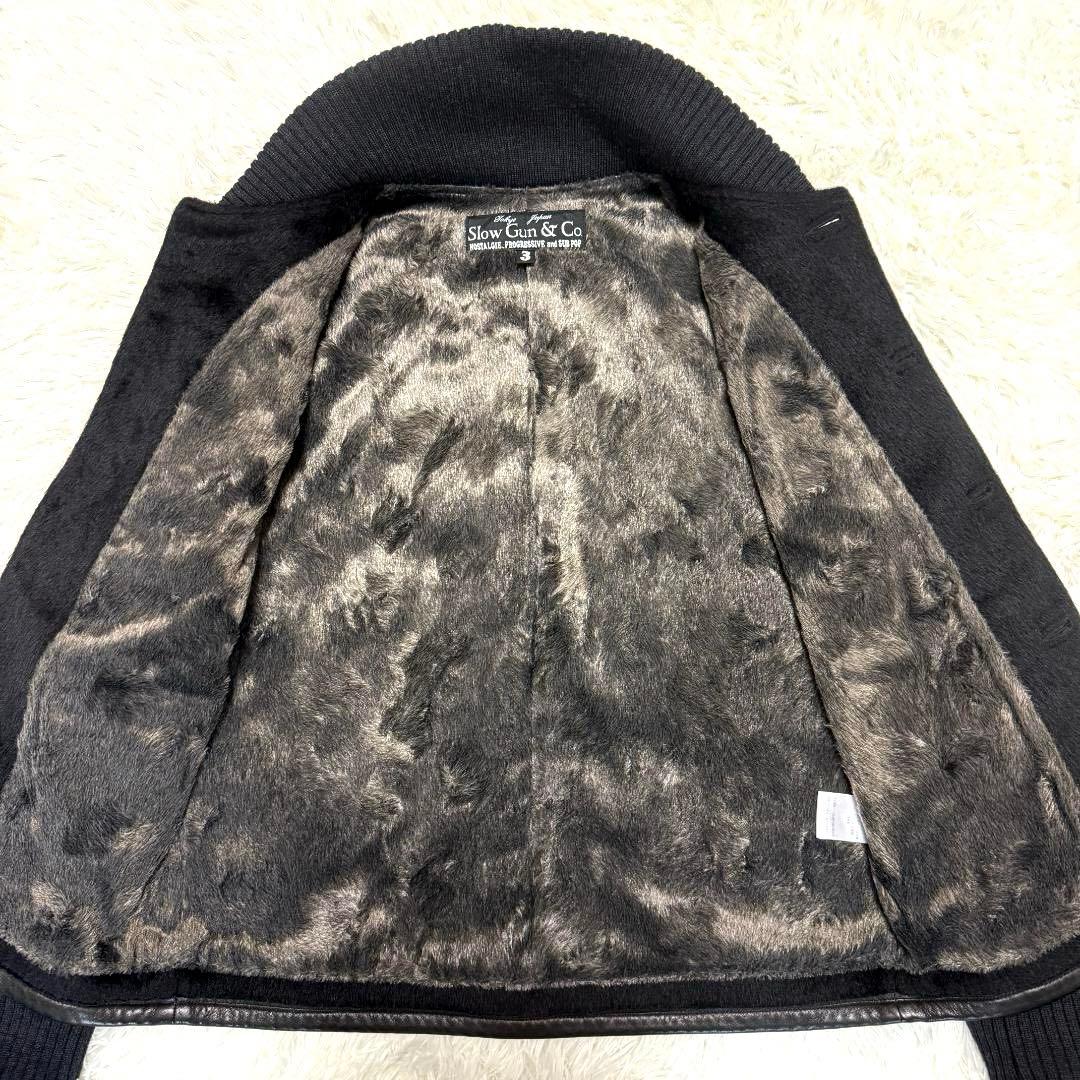 タカ旦那様✨Slow Gun スロウガン 大人のスタジャン アルパカ 羊革 L