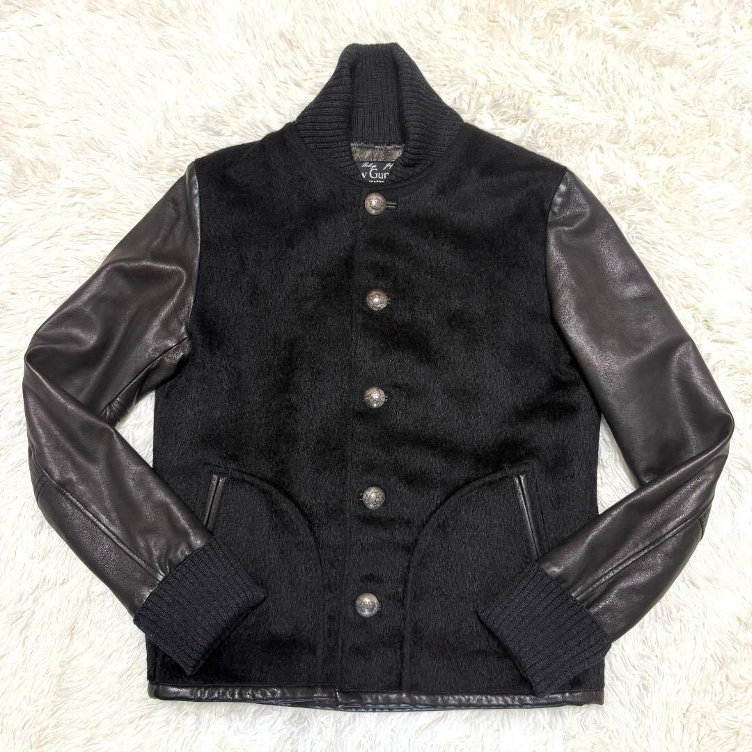 タカ旦那様✨Slow Gun スロウガン 大人のスタジャン アルパカ 羊革 L