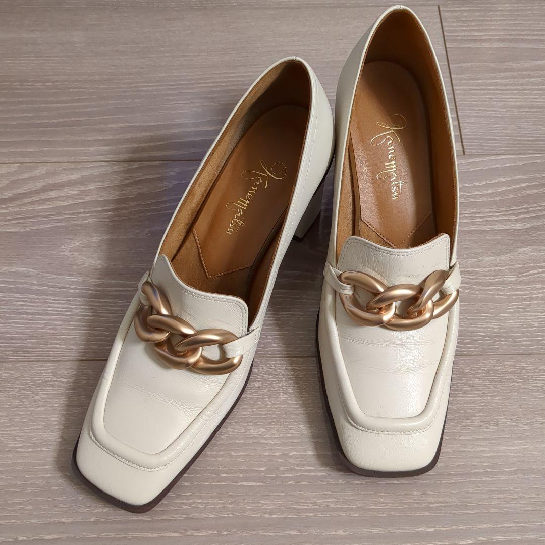 銀座かねまつ ホワイトローファ - メルカリ