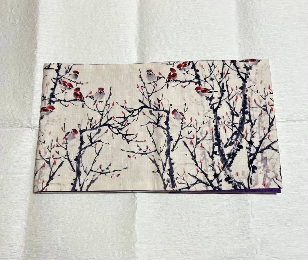 キモノモダン ーレトロMODERN京袋帯 - すずめ（綿100%） 未使用 - メルカリ