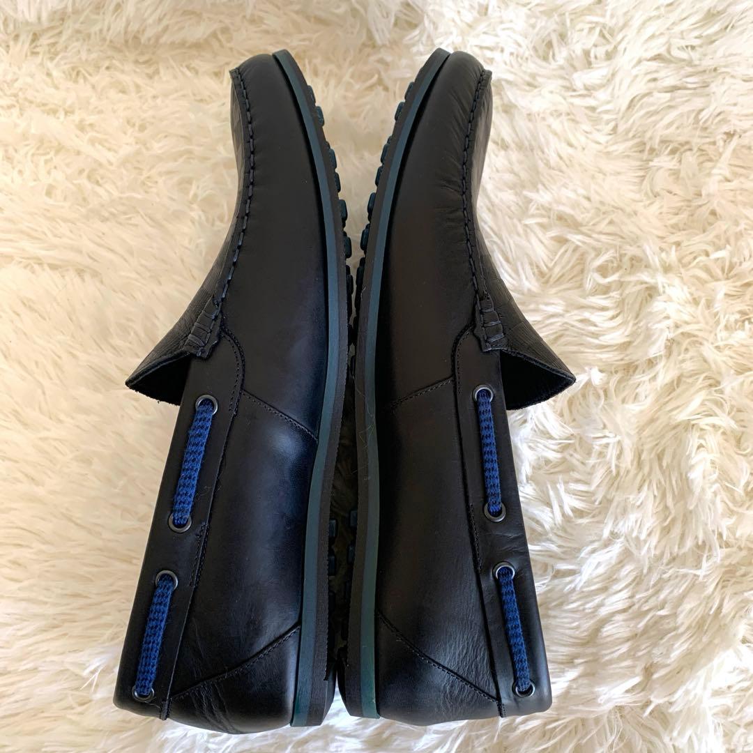 美品❣️ランバンオンブルー レザーシューズ スリッポン 26.5cm レザー