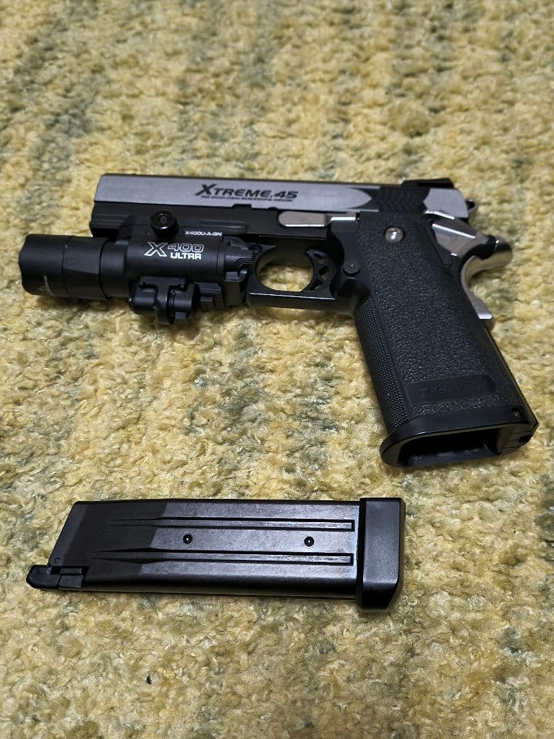 XTREME .45 ガスガン X400 ULTRAライト付き - メルカリ
