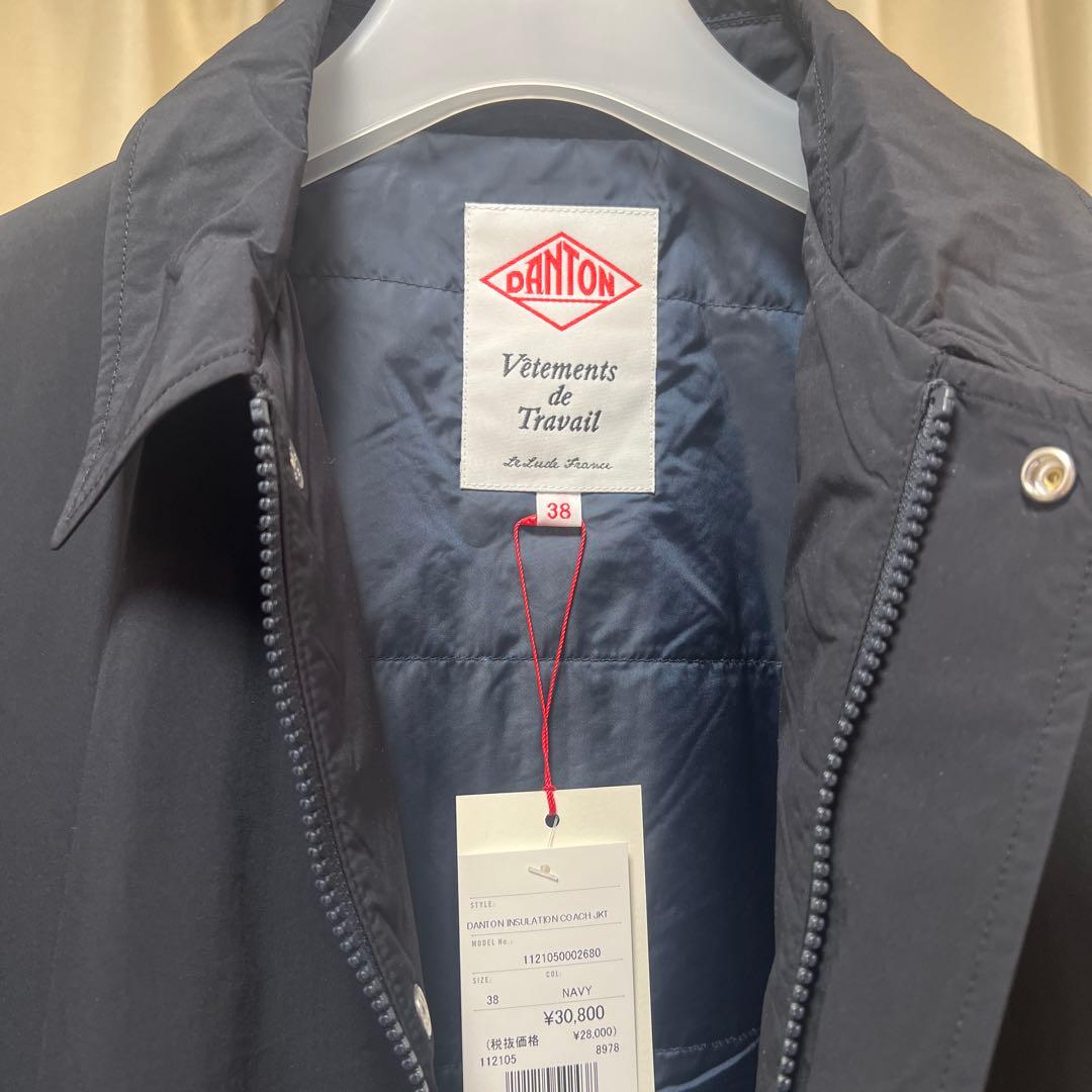 ダントン インサレーション コーチジャケット ネイビー 38 - メルカリ
