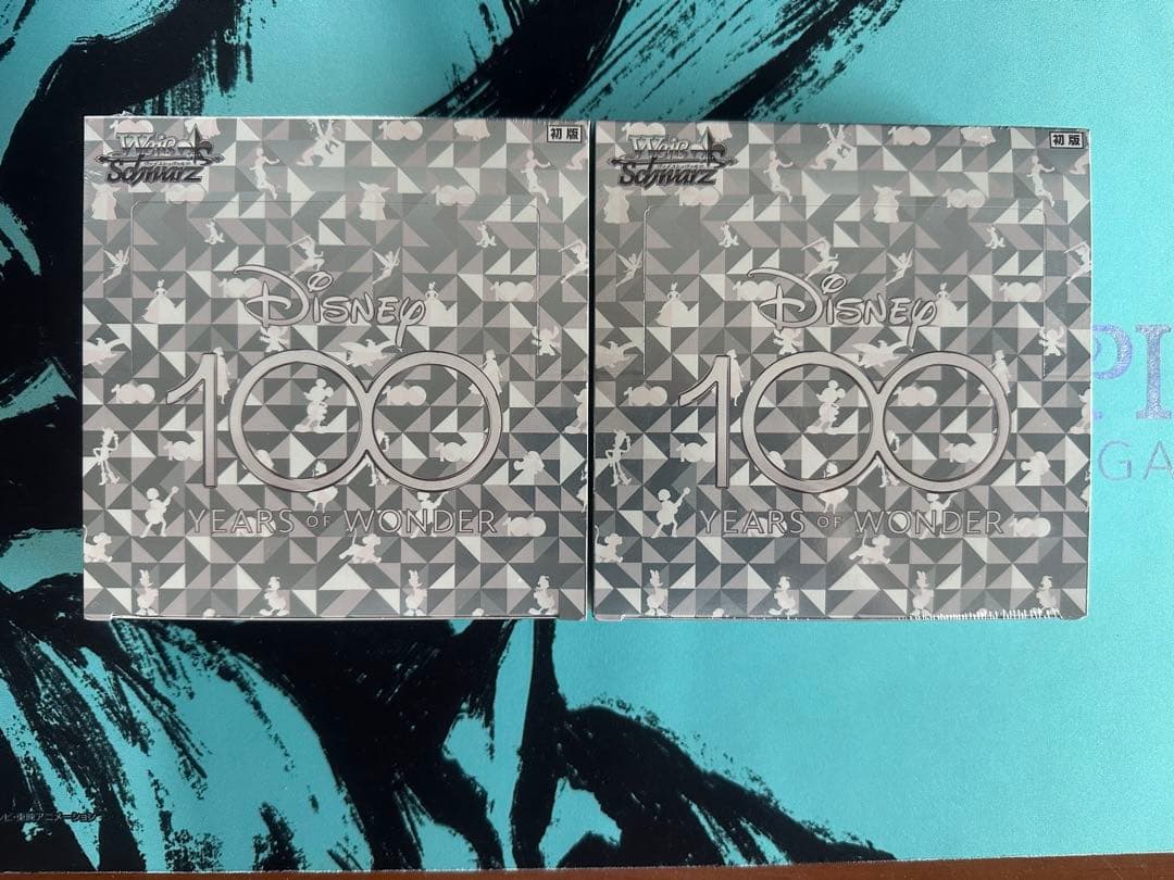 【ヴァイスシュヴァルツ】 ディズニー 100 シュリンク付き未開封2box 2026年最新】ヴァイスシュヴァルツ ディズニー100 シュリンク付きの