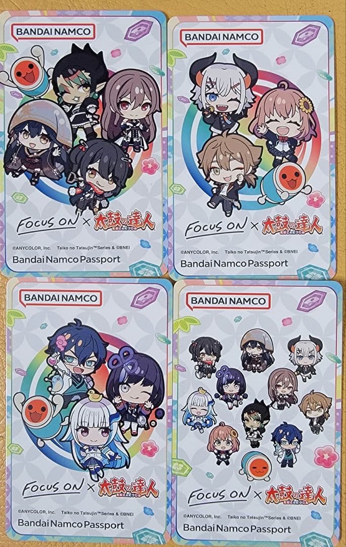 にじさんじ FUCUS ON 太鼓の達人 コラボ バナパスポート] - メルカリ