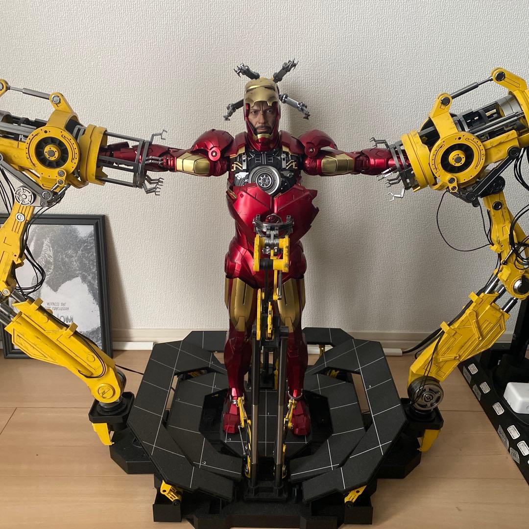 ホットトイズ　1/4　アイアンマン マーク4　パワードスーツ装着機付き クオーター・スケール】『アイアンマン2』1／4スケールフィギュア