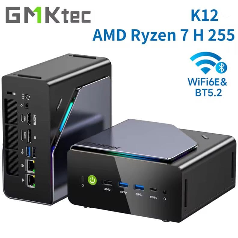 GMKtec Nucbox K12 Ryzen 7 H 255 ベアボーン AMD Ryzen™ 7 H 255 --NucBox K12 Mini PC