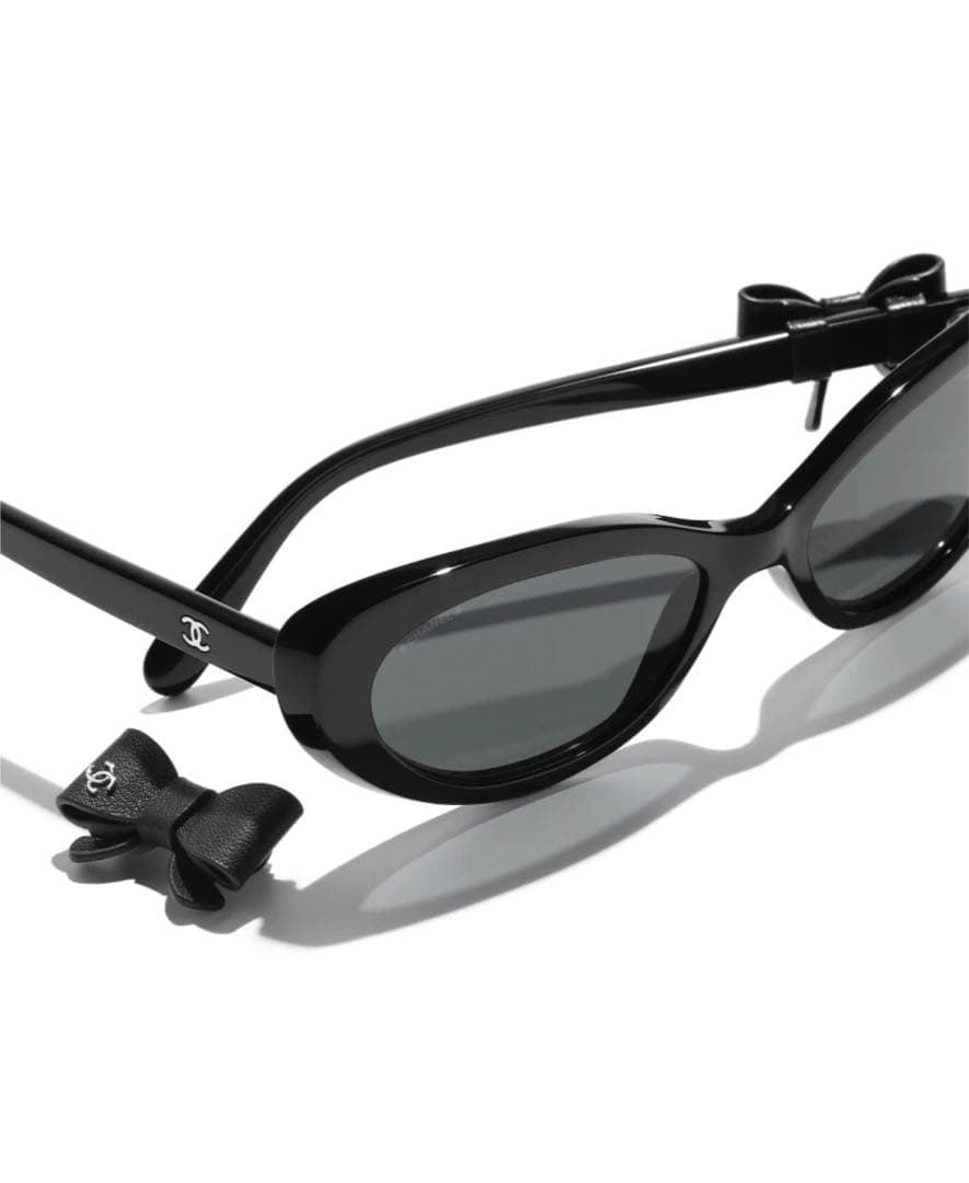 値下げ！新品未使用 シャネル サングラス リボン 2way 大人気 25B 希少