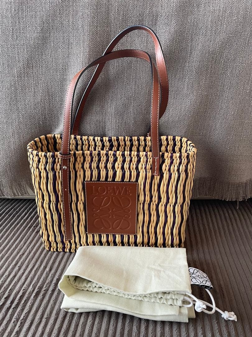 LOEWE ロエベ　スクエアバスケットカゴバック　スモール ロエベ バスケットバッグ/かごバッグ バッグ レディース スクエア