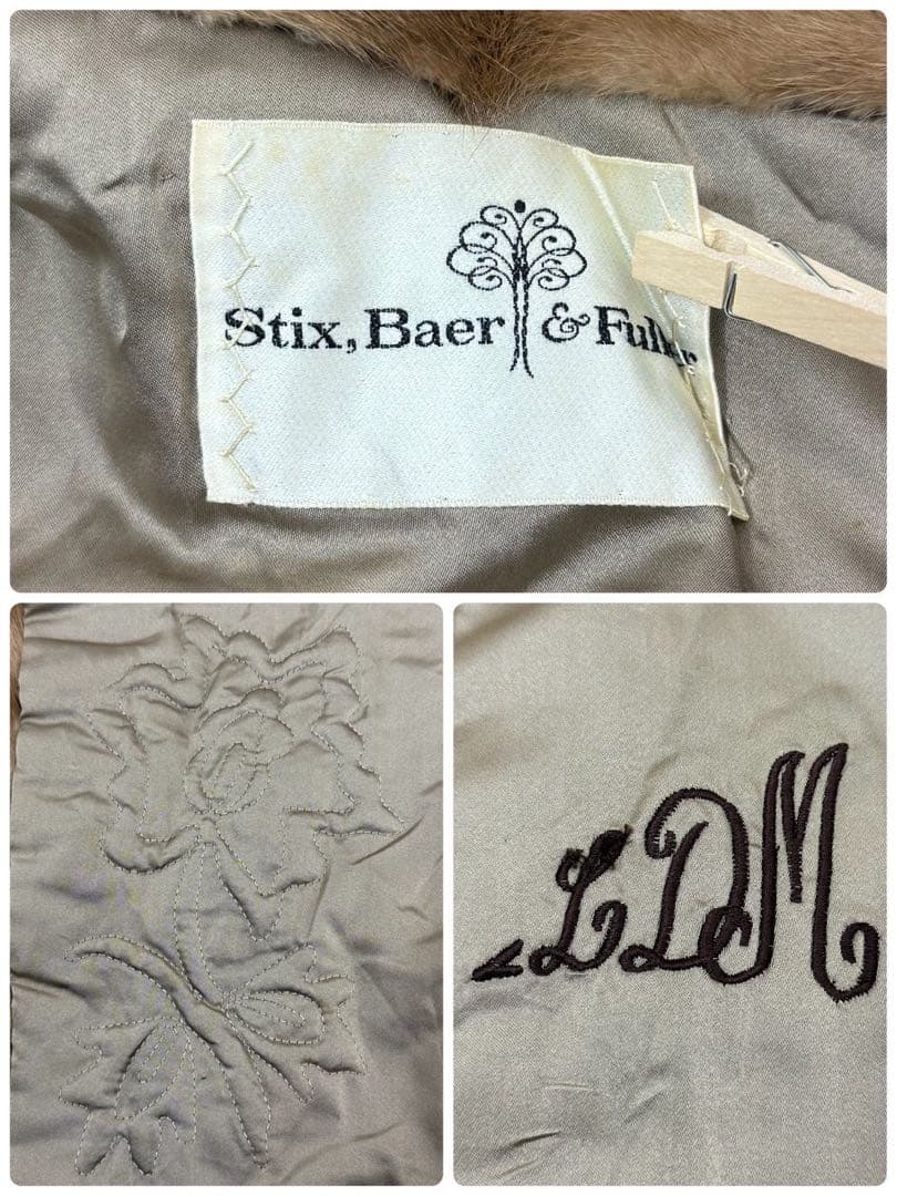 ヴィンテージ 毛皮 ミンクファー リアルファー ケープコート 羽織り