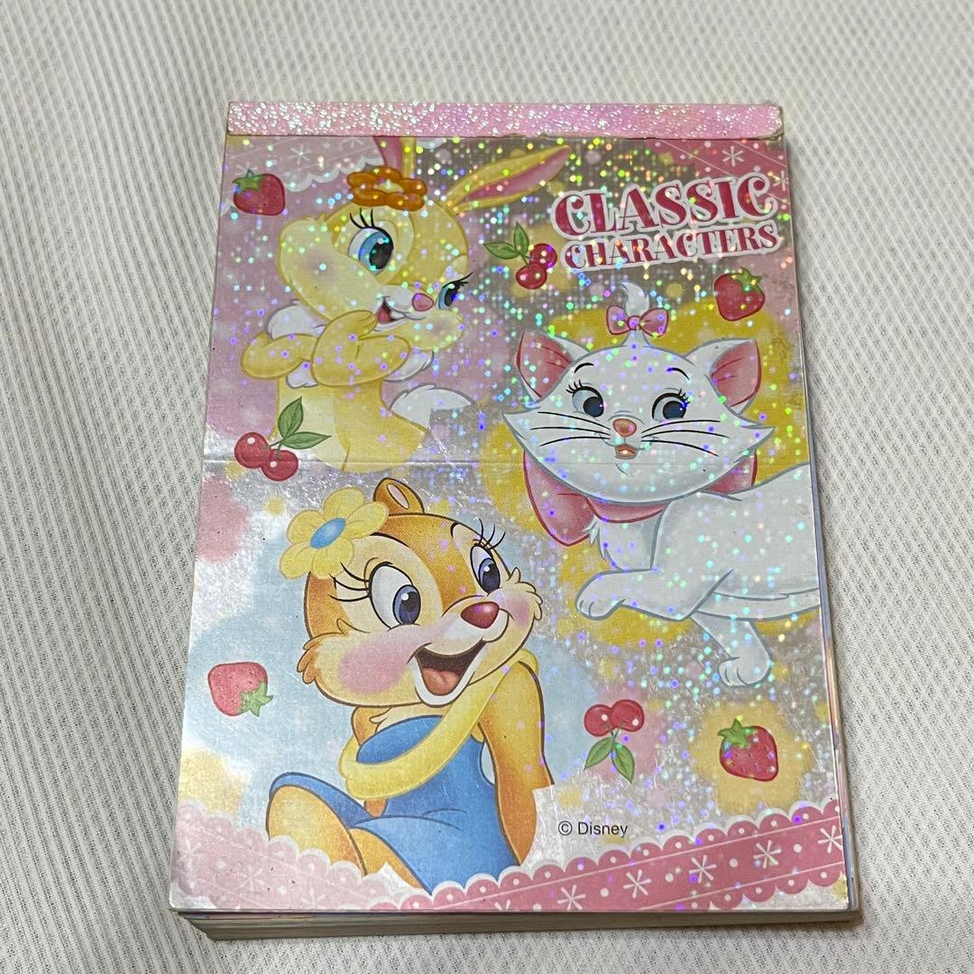 マリー ミスバニー クラリス ダンボ メモ帳 シール 平成レトロ サン