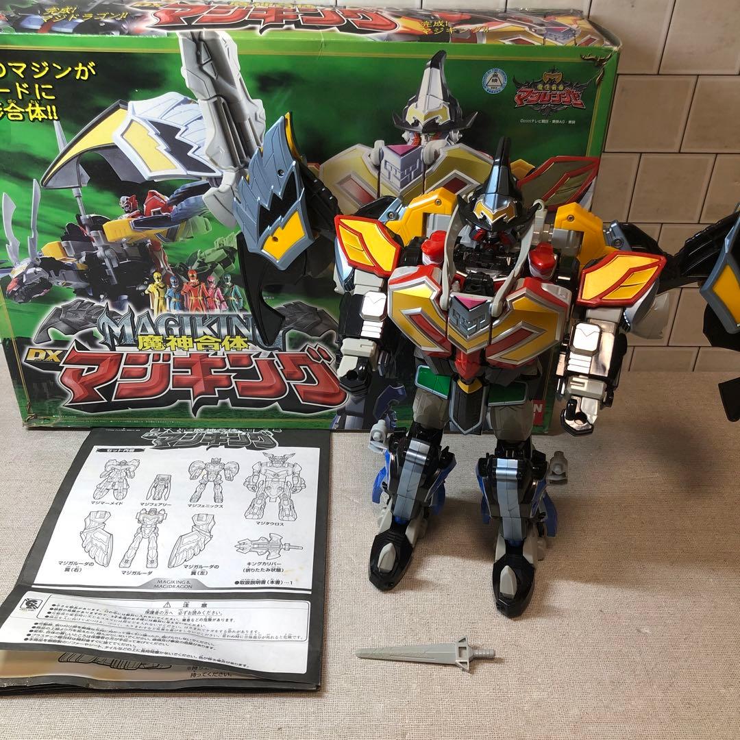 魔法戦隊マジレンジャー 魔神合体 DXマジキング 箱・説明書あり 合体