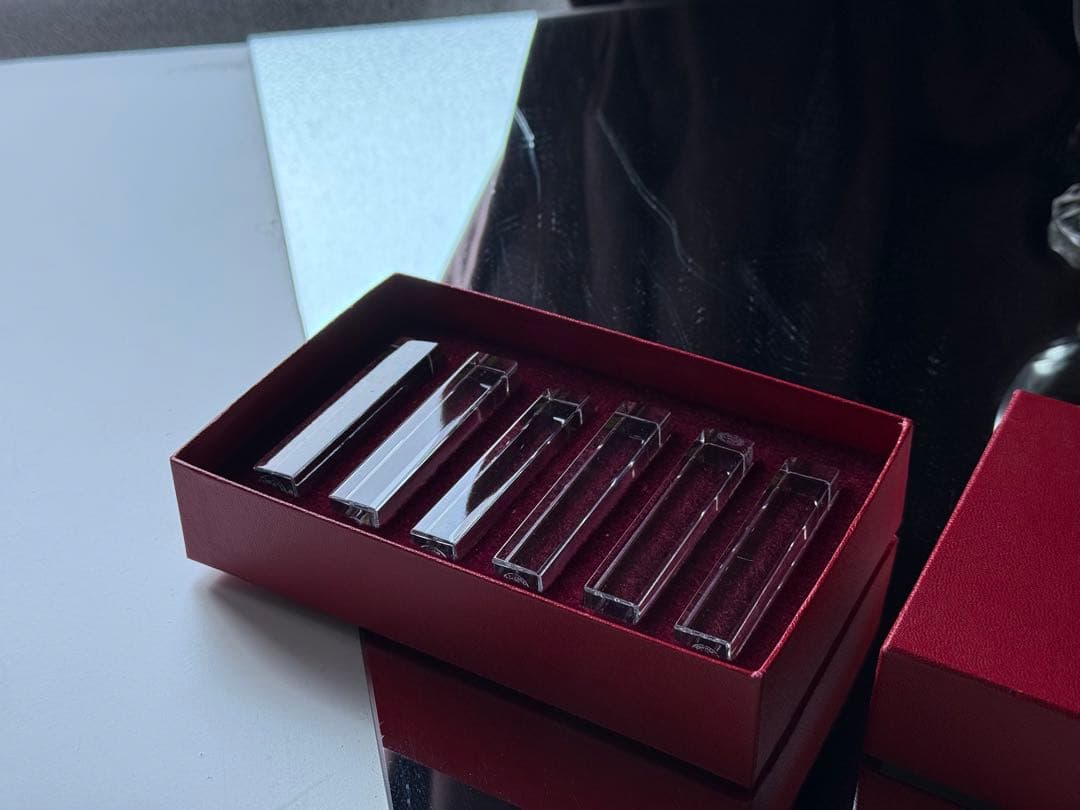 極美品♪オールドバカラ Baccaratカトラリーレスト箸置き6本