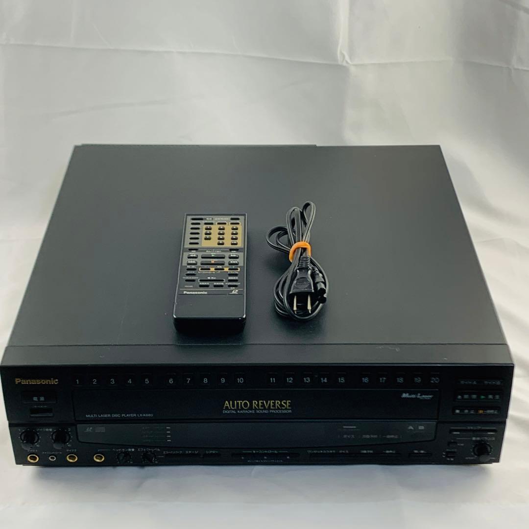 動作品》Panasonic LX-K680 レーザーディスクプレイヤー - メルカリ
