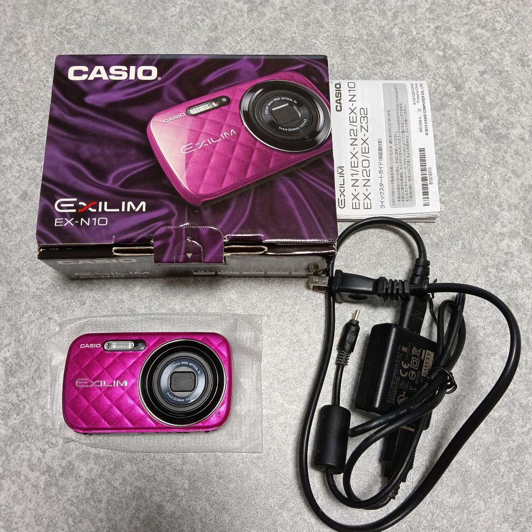 【レトロ可愛い】CASIO EXILIM デジカメ　ピンク 完品　エクシルム レトロ可愛い】CASIO EXILIM デジカメ ピンク 完品 エクシルム