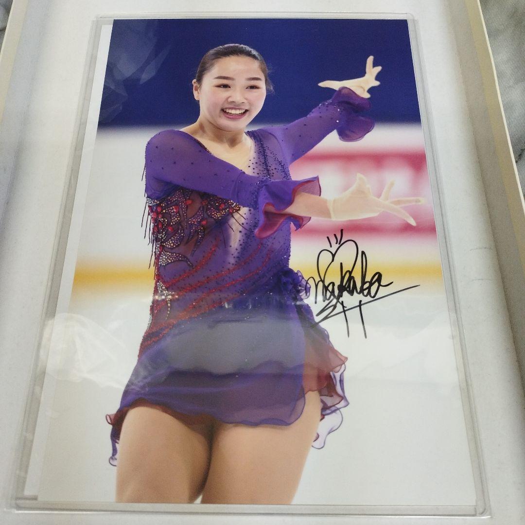 女子フィギュアスケート　樋口新葉　直筆サイン入りフォト　証明書付き 樋口新葉 フィギュアスケート 直筆サインカード EPOCH TEAM JAPAN