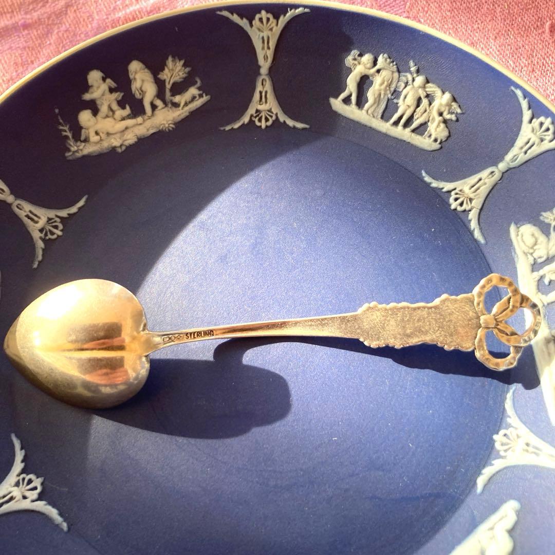 ドミニク&ハフ 純銀 鍍金 アンティーク スプーン