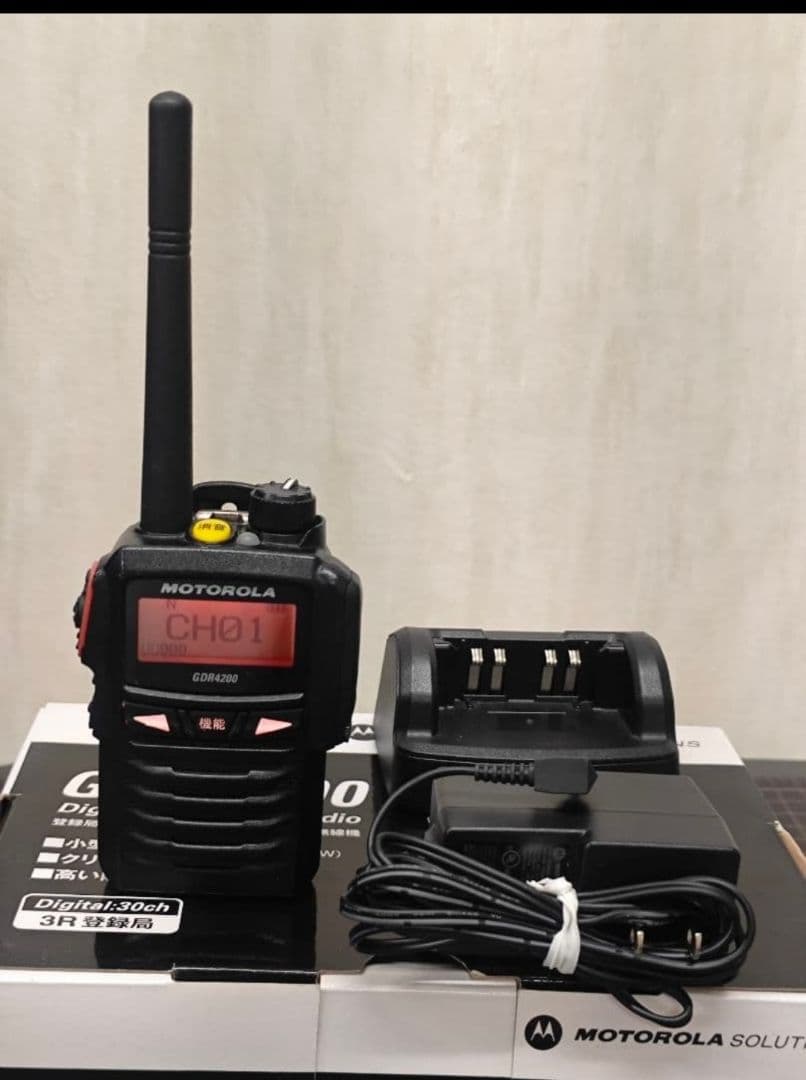 Motorola GDR4200 トランシーバー デジタル簡易無線 GDR4200 デジタル簡易無線携帯型《登録局》 - Motorola Solutions 日本