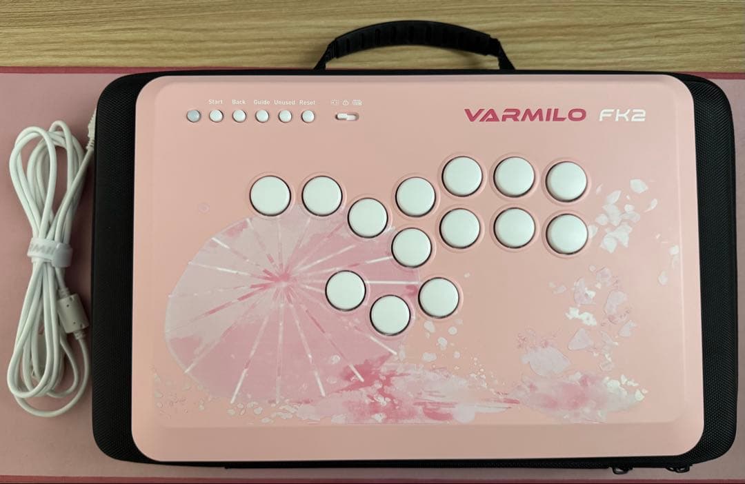 Varmilo FK2 Sakura Pink 桜エディション レバーレス レバーレスアーケードコントローラー 格闘ゲーム用 VARMILO FK2 Sakura
