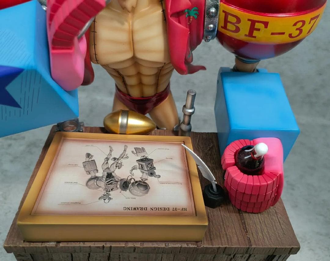 ワンピース 改造人間 鉄人フランキー ガレージキット フィギュア pop