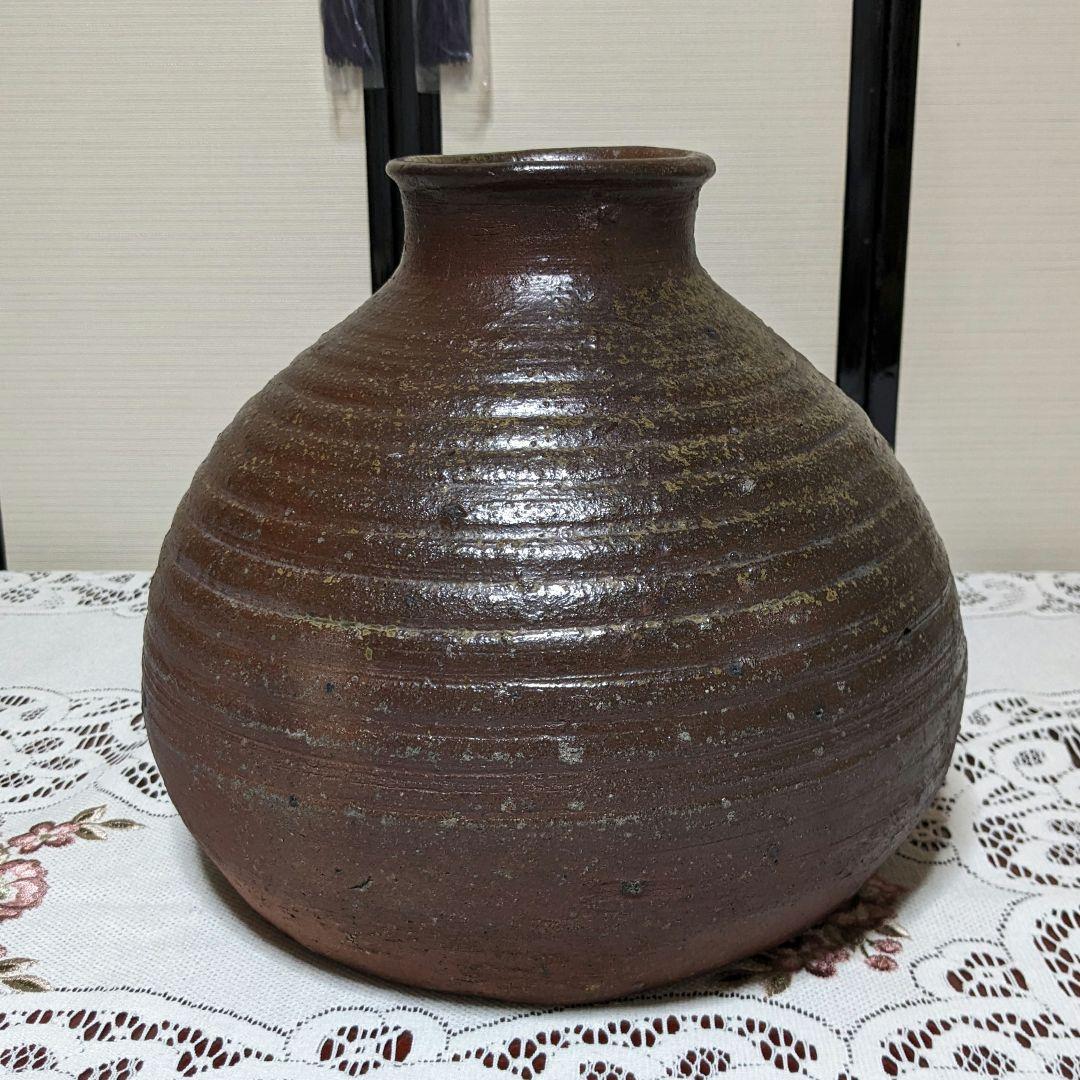 本物保証】桃山時代 古備前 壷 陶友会鑑定書付き 箱 壺 花器 備前焼