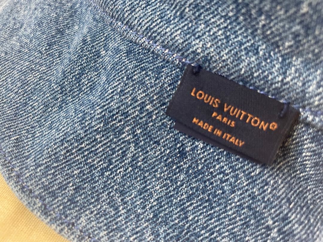 ルイヴィトン 】キャップ リバーシブル デニム ブラック