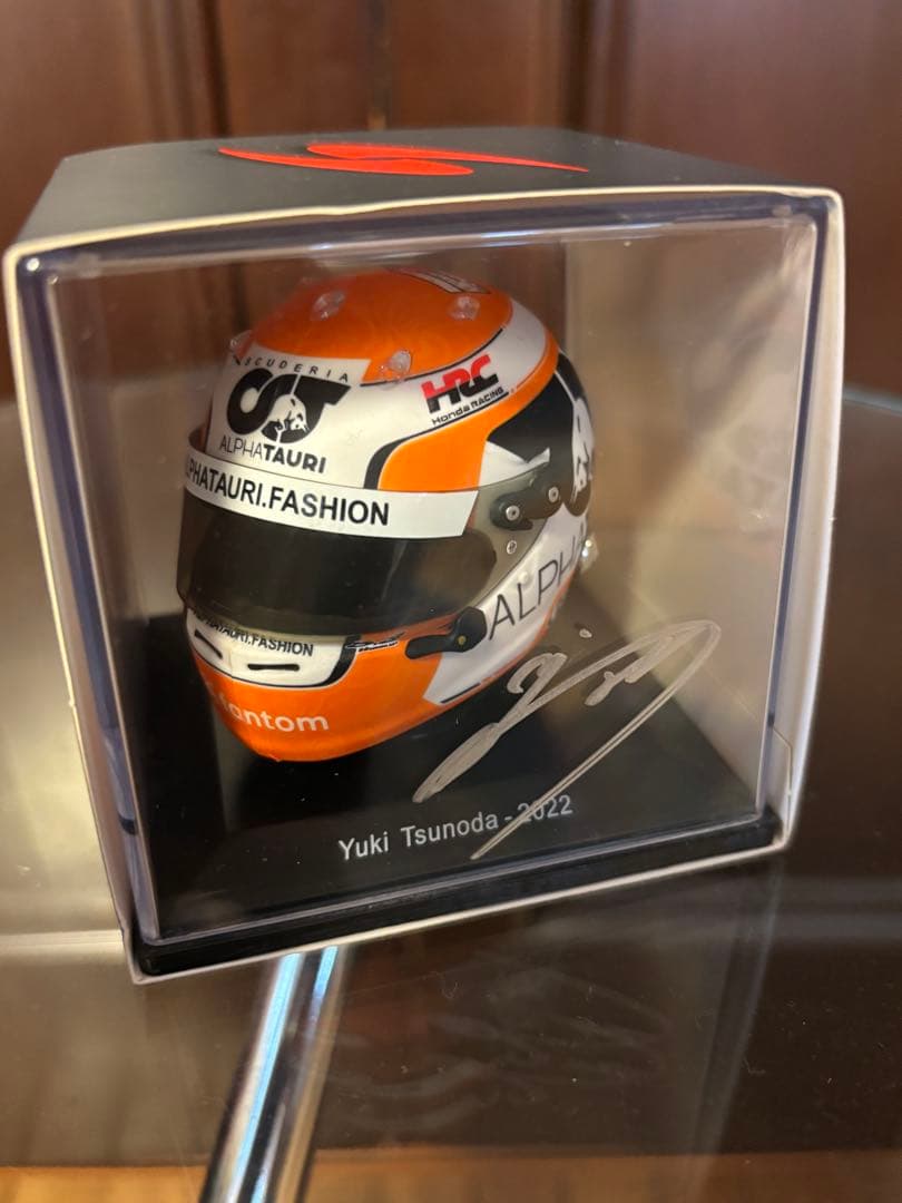 激レア！】角田裕毅 直筆サイン入り2022年 ヘルメット Spark - メルカリ