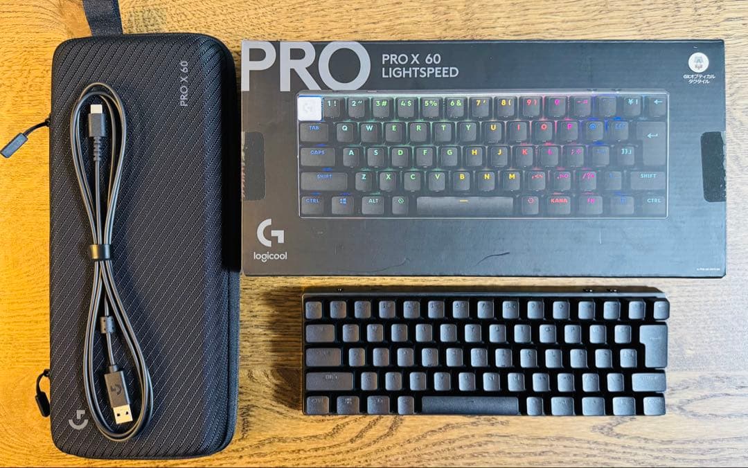 【未使用】Logicool ProX 60 ブラック PRO X 60 - Wireless Gaming Keyboard | Logitech G