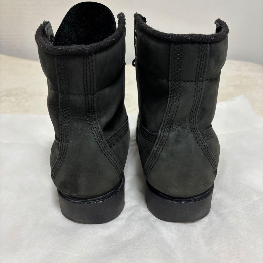 ティンバーランド 10042 6インチブーツ 黒 ブラック ヌバック 7.5M