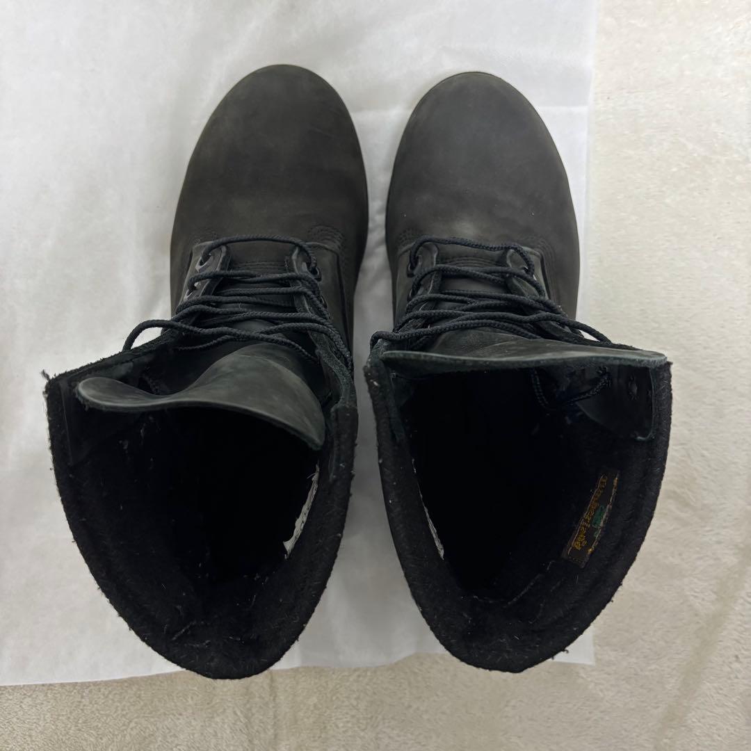 ティンバーランド 10042 6インチブーツ 黒 ブラック ヌバック 7.5M