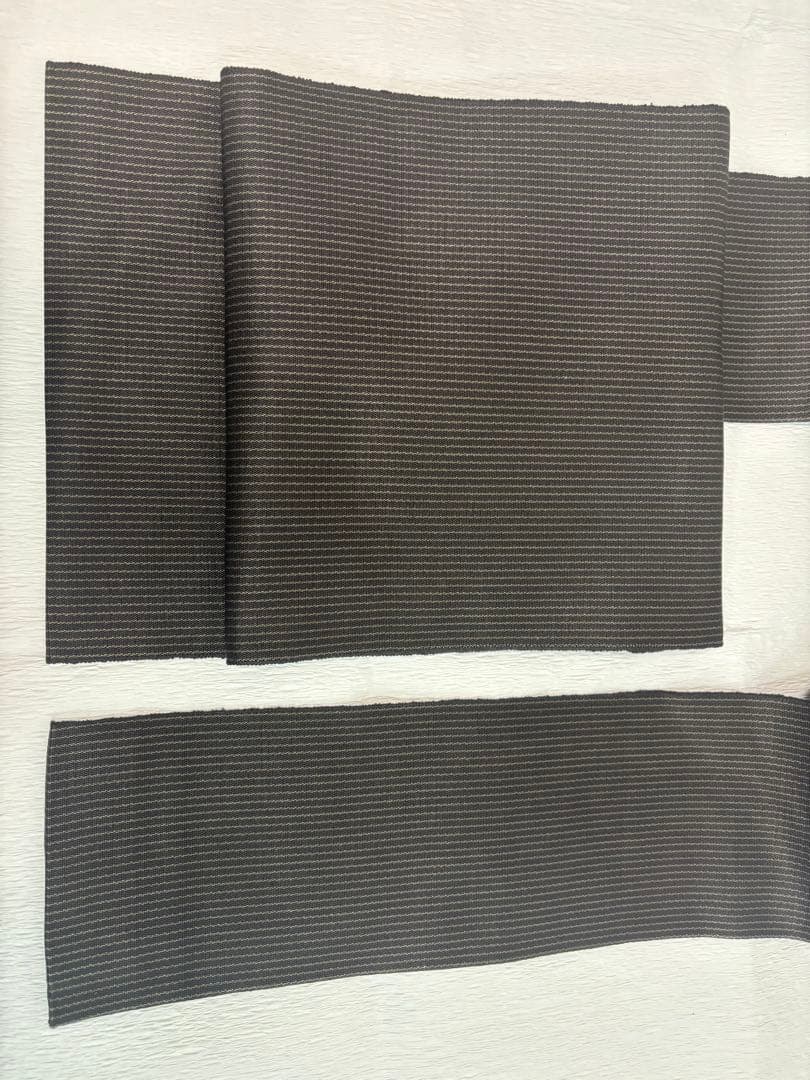 逸品】黄八丈 八寸名古屋帯 未使用に近い 美品 正絹 手織り 伝統工芸