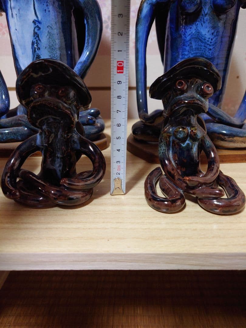 宮陶　宮崎ガラッパ　男の子、女の子、湯のみ　計5点