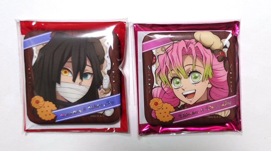 鬼滅の刃 バレンタイン 缶バッジ 伊黒 甘露寺 - メルカリ