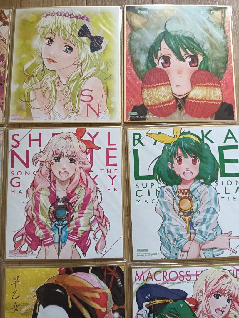 新品未開封】マクロスフロンティア 色紙ART 全16種セット マクロスF