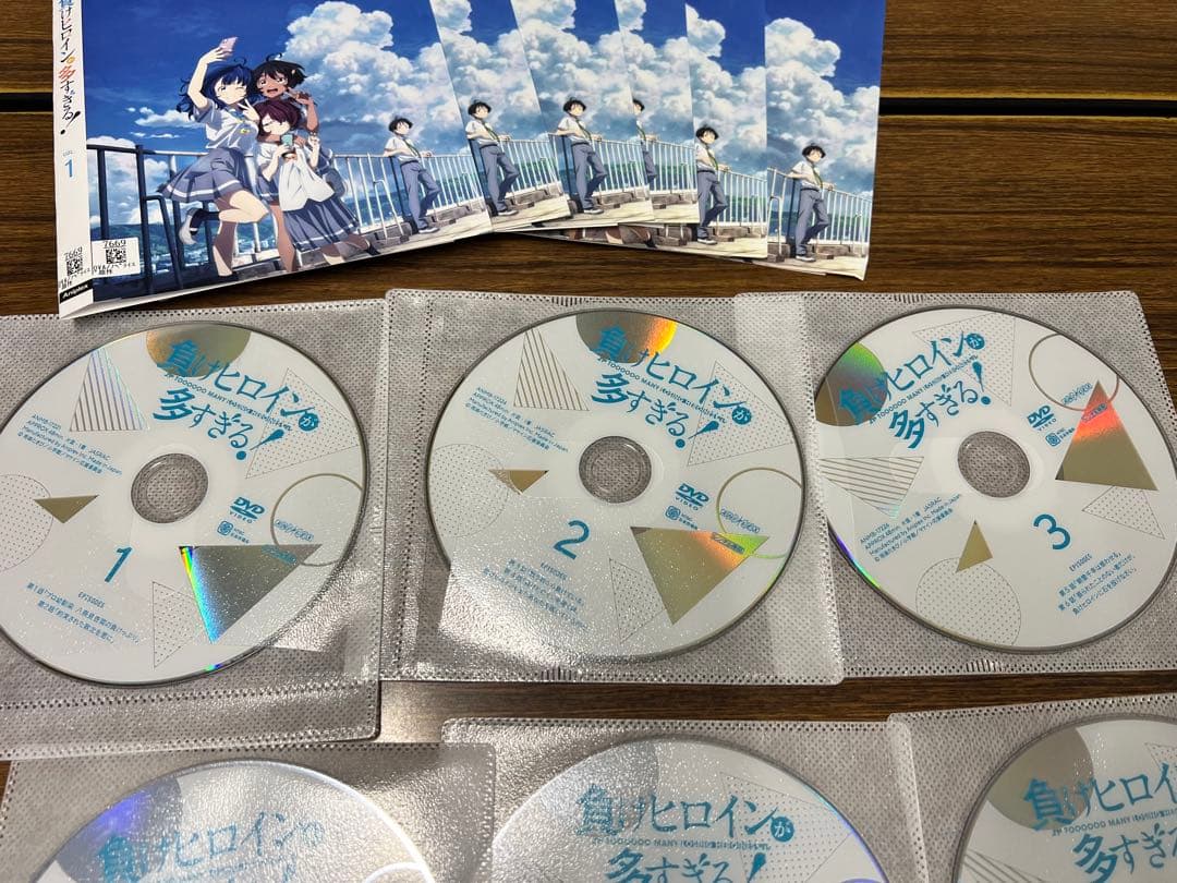 K*O様 負けヒロインが多すぎる DVD 全6巻 レンタルアップ品