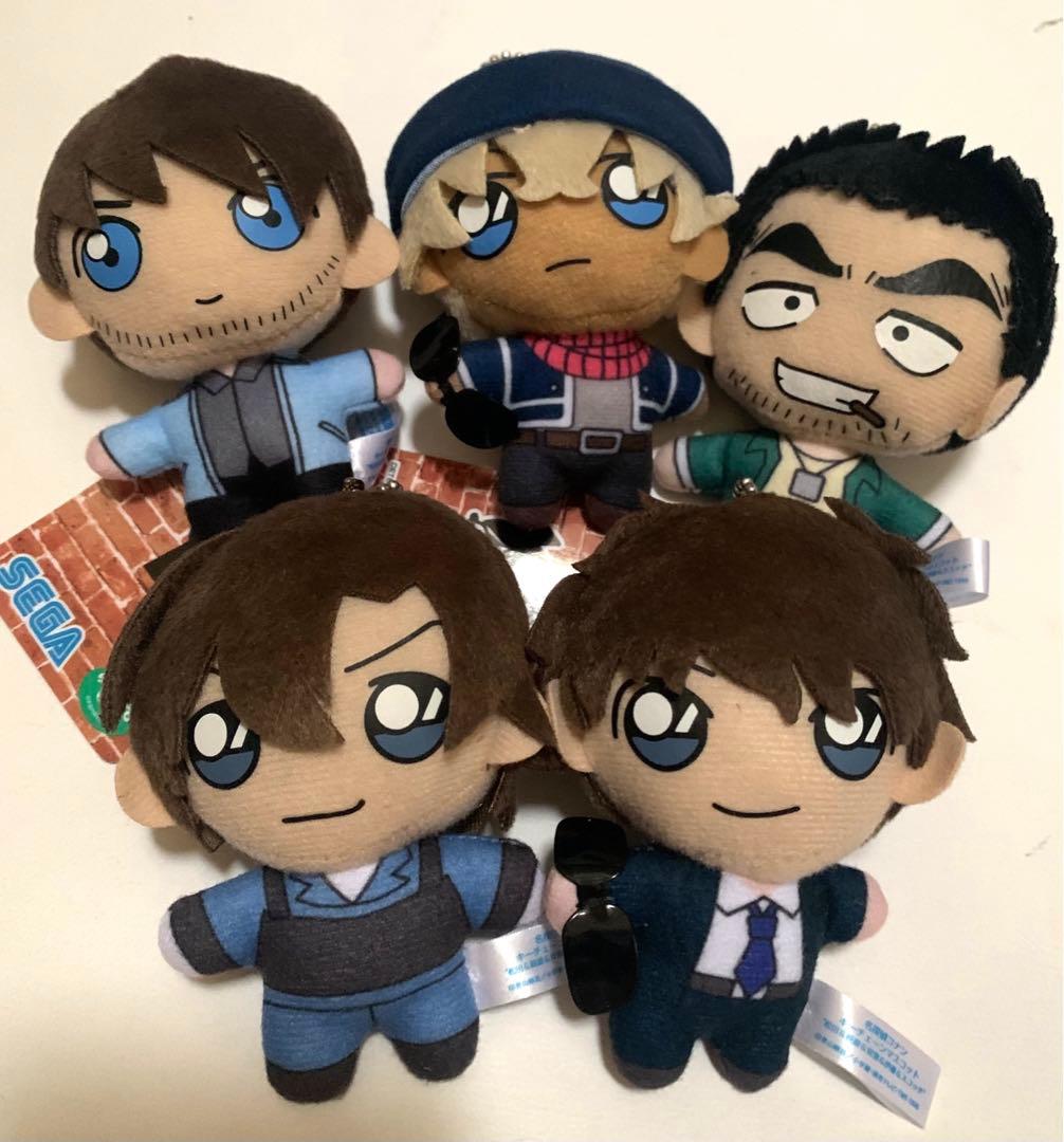 名探偵コナン【警察学校組セット】ぷちぬいマスコット 降谷、松田、諸