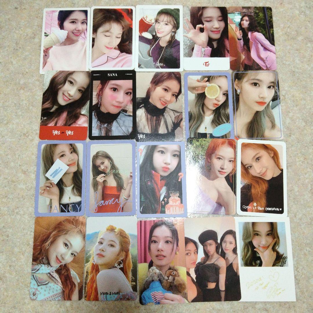 TWICE サナ トレカ トレカセットK-POP タレントカード 20枚セット