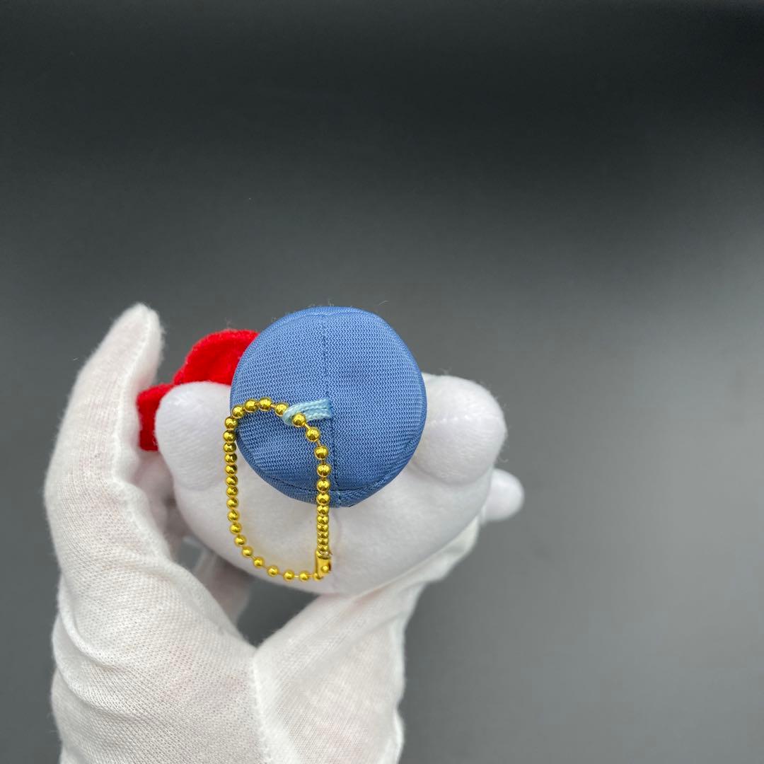 ハローキティー キーホルダー 限定 新幹線 車掌 ぬいぐるみ ストラップ