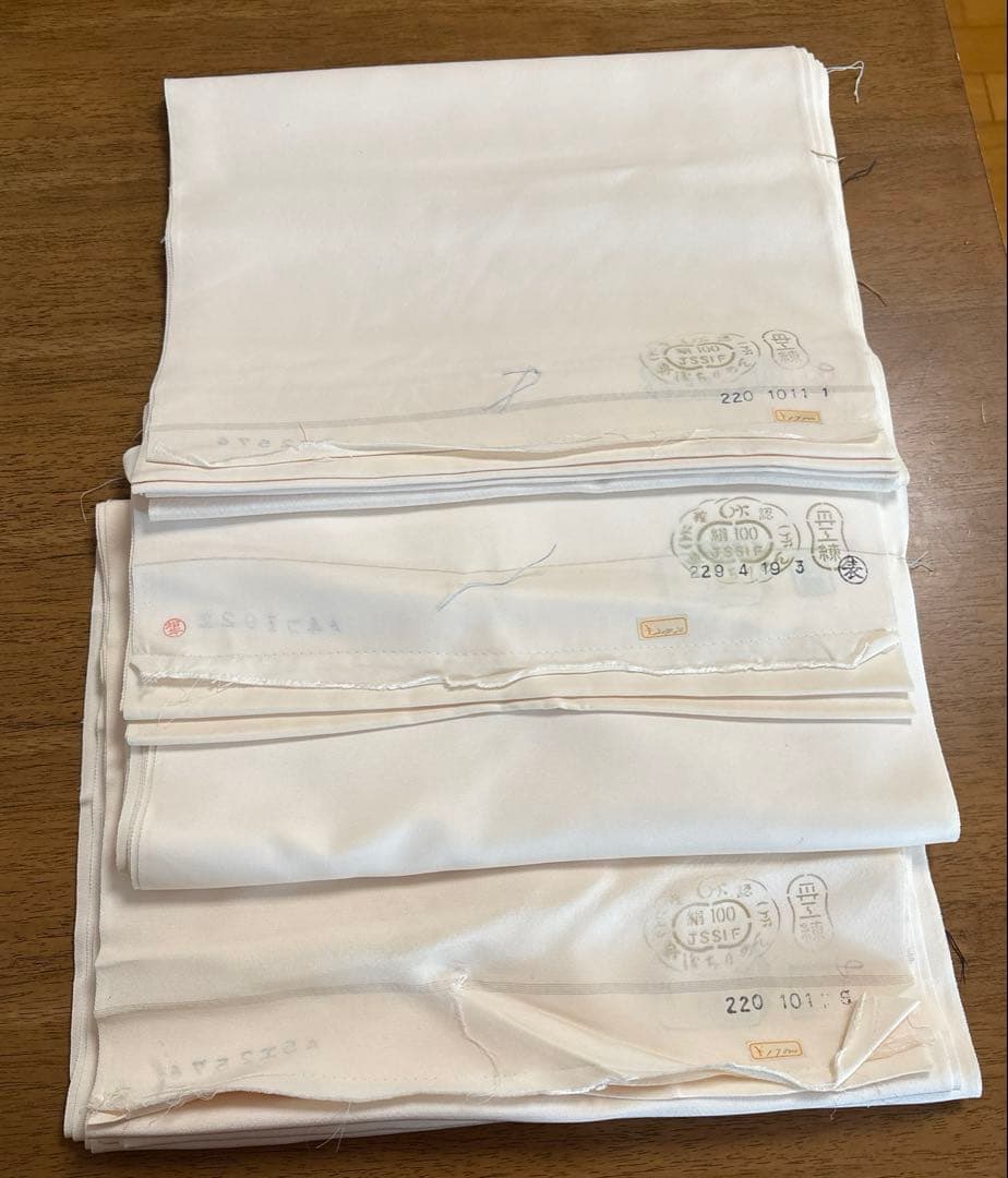 反物 白生地 丹後ちりめん 正絹未使用まとめ売り - メルカリ