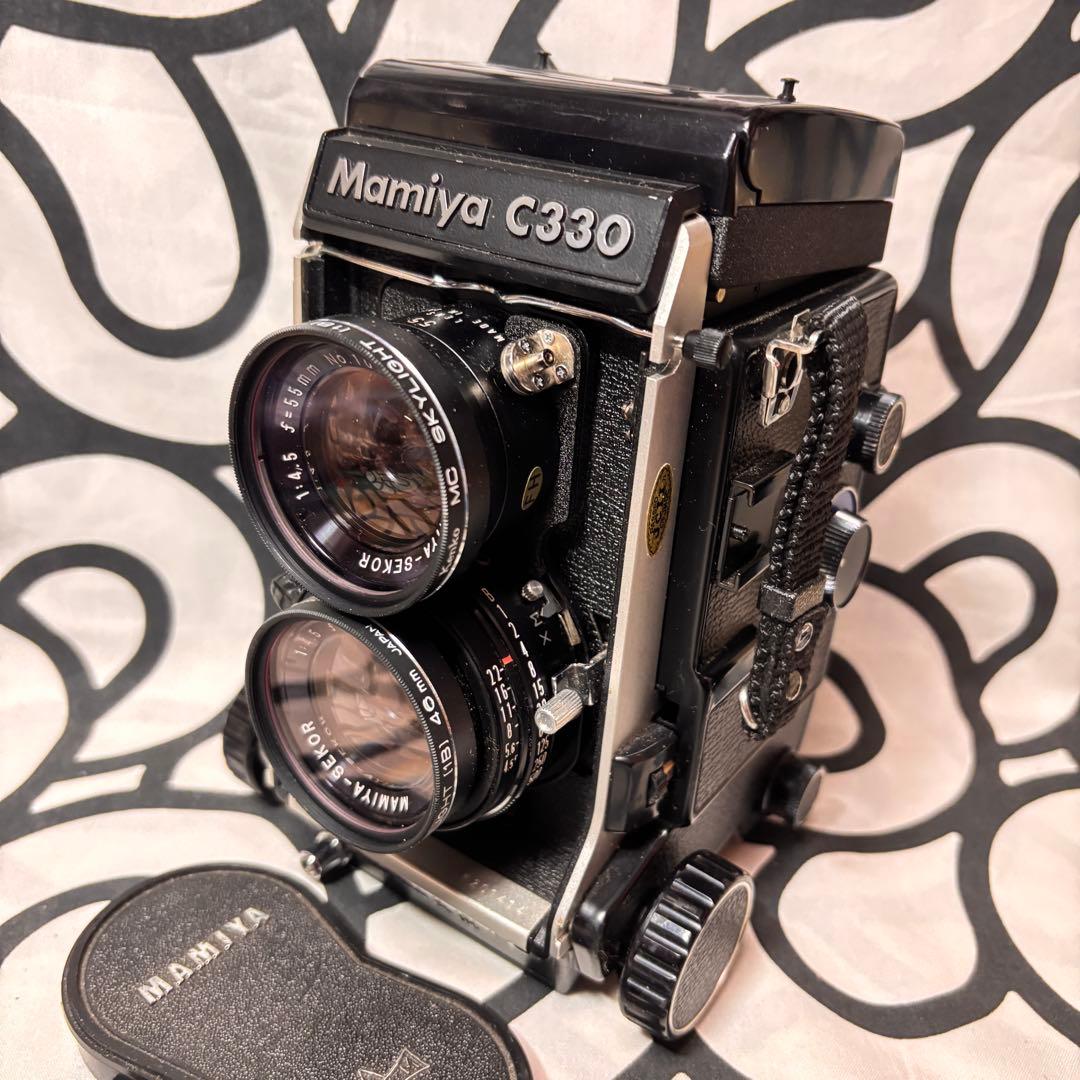 Mamiya C330 二眼レフカメラ Sekor 55/4.5 EXCELLENT+] Mamiya C330 Professional / MAMIYA-SEKOR 80mm f/2.8b