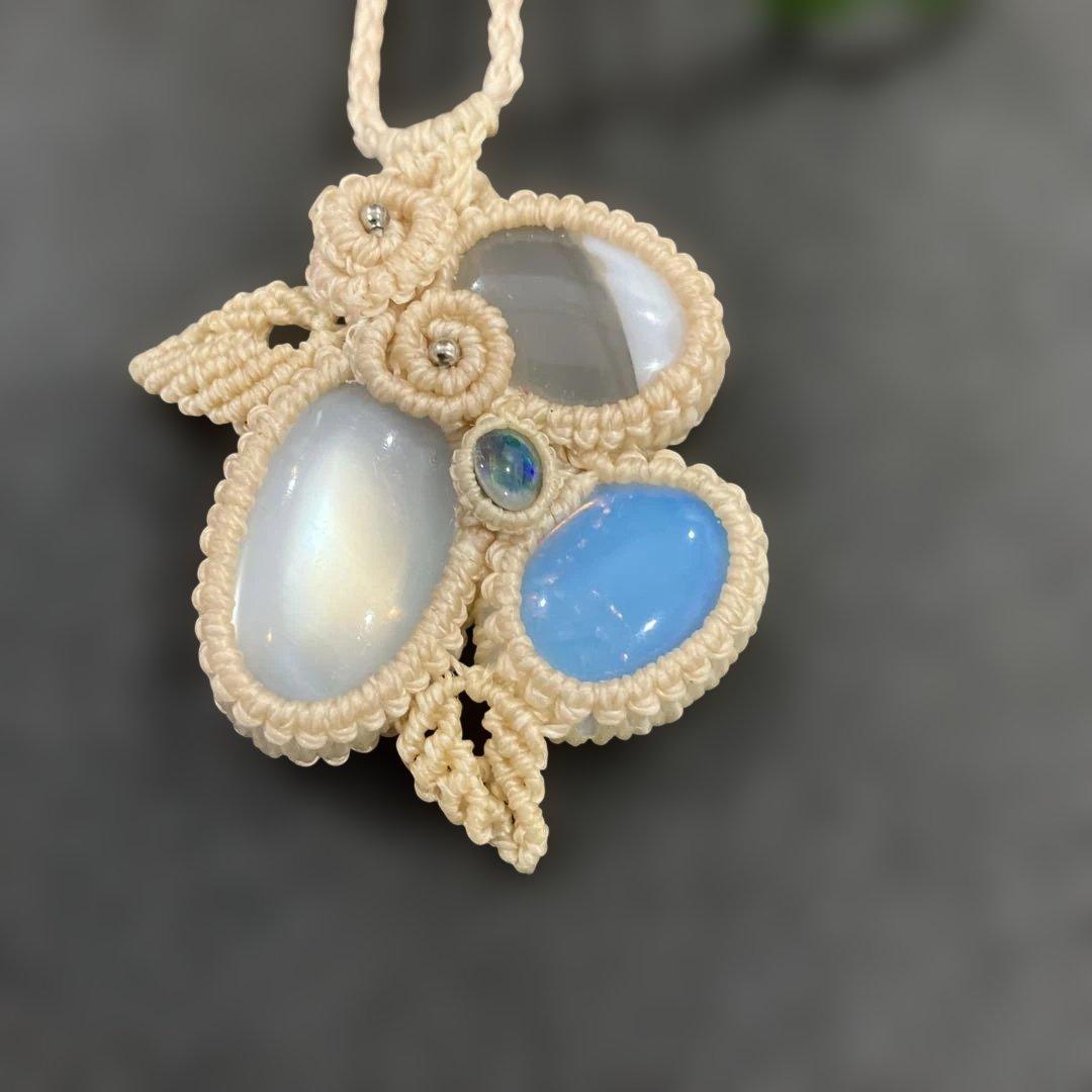 マクラメネックレス おまとめ3点 マクラメネックレス おまとめ3点