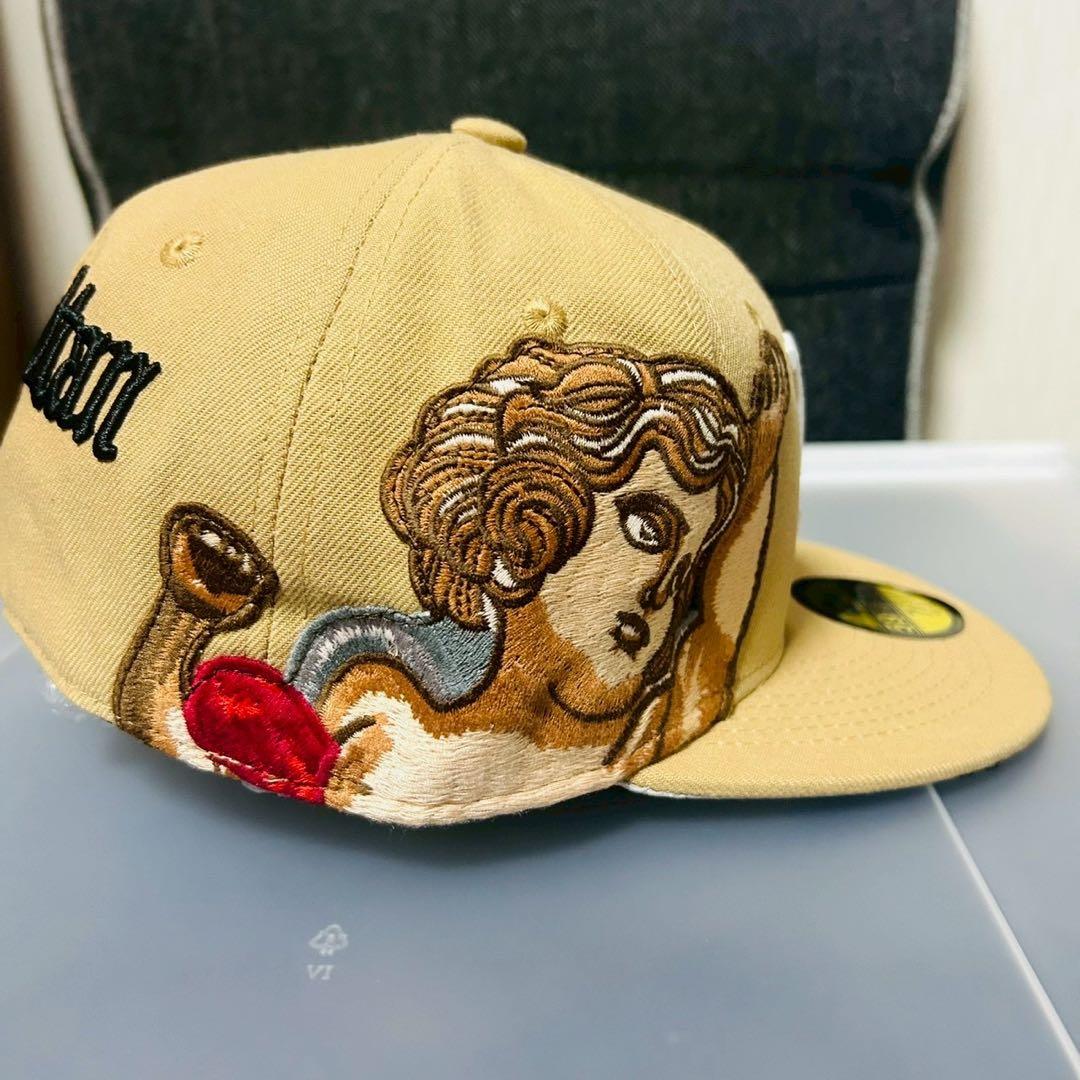 遠*介様 新品未使用 ニューエラ キャップ ドジャース ベージュ 58.7cm