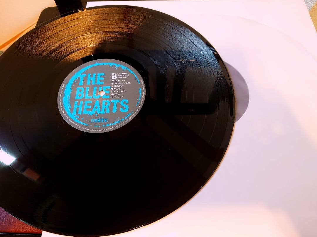 k*4様 美盤!ステンシル付き!ザ・ブルーハーツ 初回段ボールジャケ