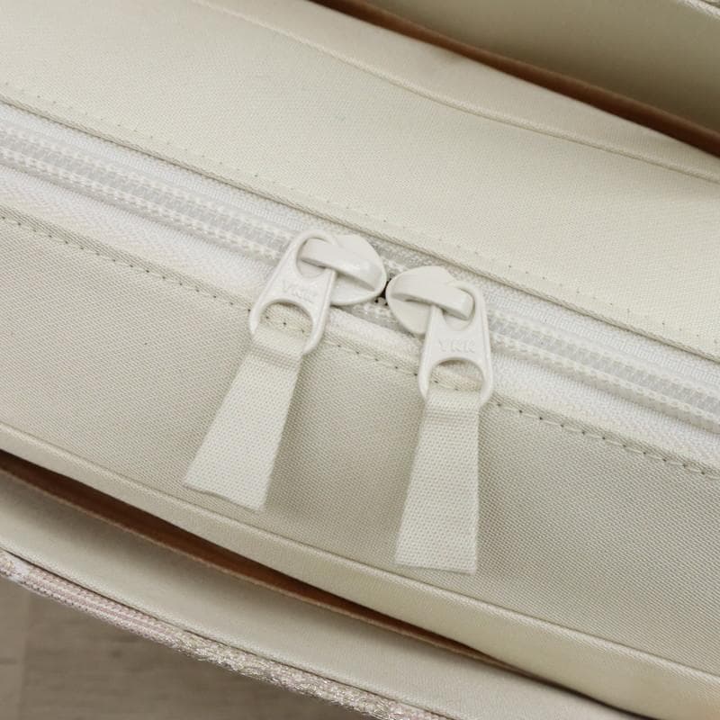 《和装バッグ◆花しおり 有職菱文様 利休バッグ アイボリー　礼装用◆Z9-12》