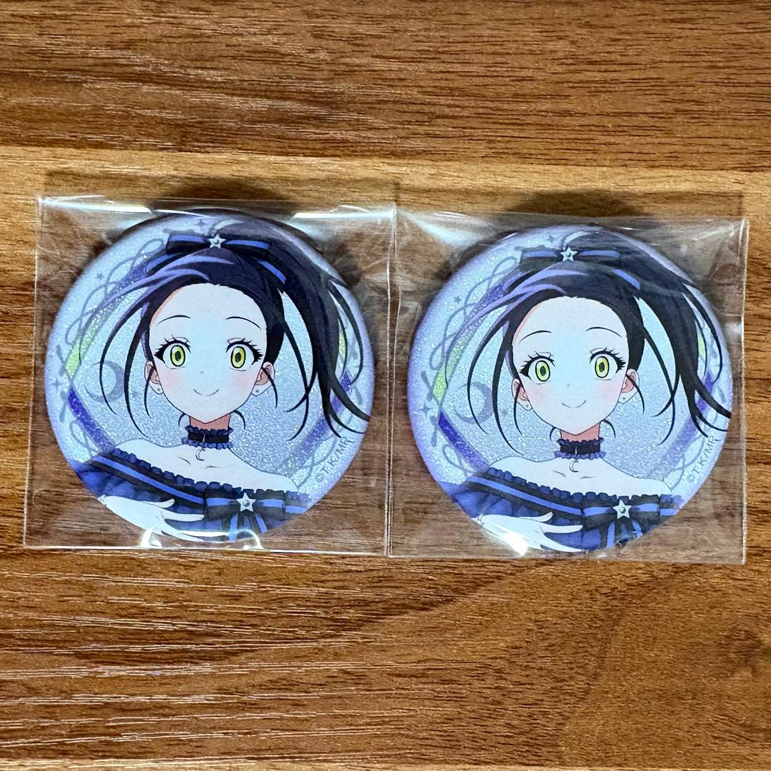 メダリスト 狼嵜光 グリッター缶バッジ ローソン限定 コラボ 2点