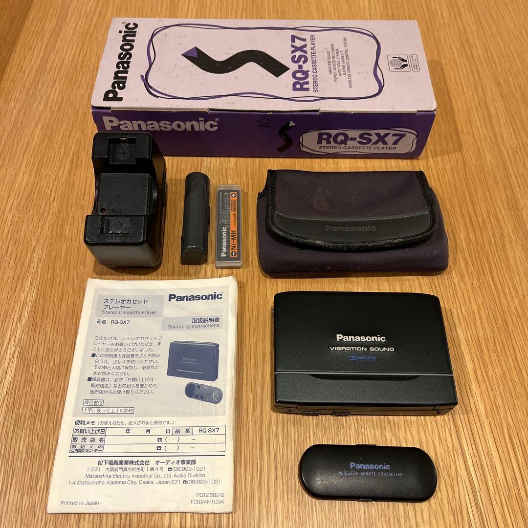 ジャンク】パナソニックポータブルカセットプレイヤーRQ-SX7 - メルカリ