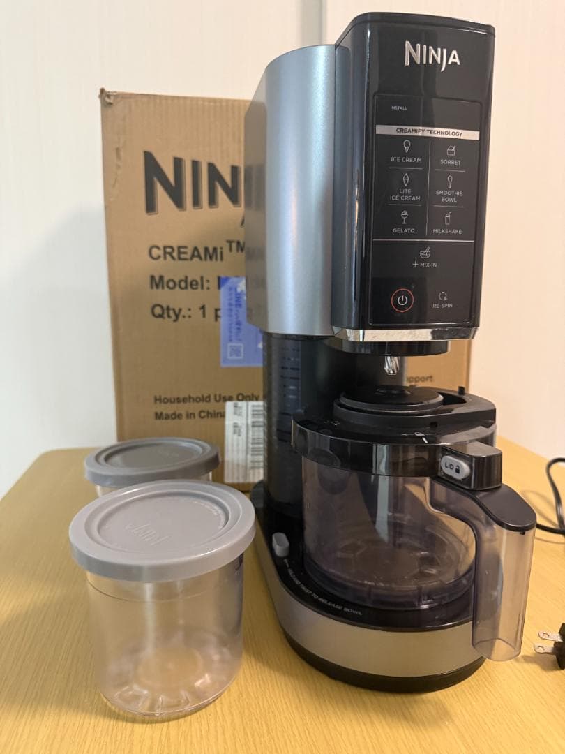 Ninja CREAMi アイスクリームメーカー ブラック Amazon | Ninja CREAMiアイスクリーム、シャーベット、ミルクセーキ